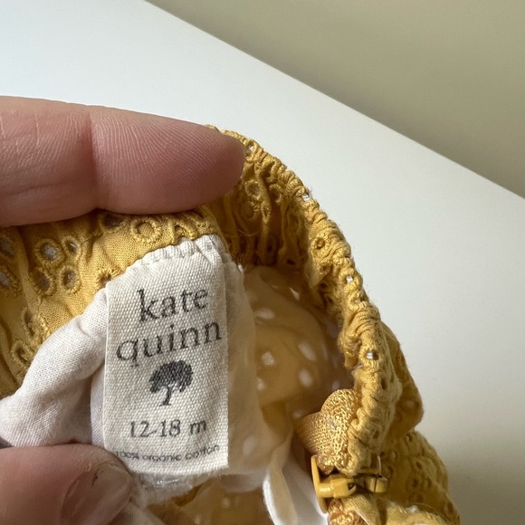 Kate Quinn Yellow High-Waisted Shorts - Picture 3 of 5